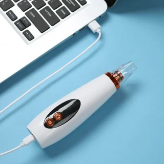 Mustapeade eemaldaja vaakumseade, elektriline pooripuhastaja näonaha sügavpuhastuseks, 6 vahetatava otsikuga, USB-laetav, mustapeade imemisseade, vaakum-näopooride puhastaja 5