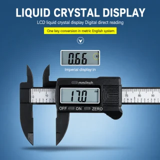 Digitaalne nihik 300 mm, elektrooniline nihik LCD-ekraaniga, digitaalne mõõdulihik 4