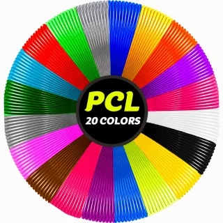 3D-pliiatsi plastmass PCL, 100 m, madalatemperatuuriline plast 3D-pliiatsile, 3D-pliiatsi plastmassniit, 3D-pliiatsi täiteplast 1