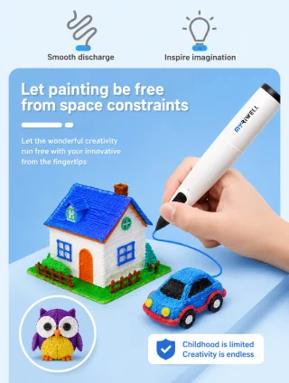 3D‑printimispastakas 5 m PCL-filamendiga, 3D-pliiats, 3D-joonistamispastakas 4