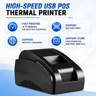 58 mm USB termoprinter kviitungitele, POS kviitungiprinter, POS tšekiprinter 3
