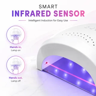 UV LED küünelamp 48W taimeriga, geelilamp küünte kuivatamiseks, maniküüri UV-lamp 3