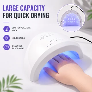 UV LED küünelamp 48W taimeriga, geelilamp küünte kuivatamiseks, maniküüri UV-lamp 2