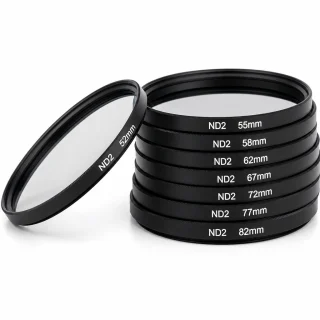 ND2 77 mm neutralaus tankio filtras, 1 žingsnio ND filtras, pilkasis fotografijos filtras 1