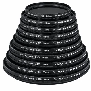 Kintamo tankio ND filtras 72 mm, reguliuojamas ND2–400 objektyvo filtras, kintamo neutraliojo tankio filtras fotoaparatui, ND vario filtras 1