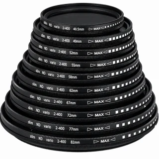 Kintamas ND filtras 67 mm, ND2–400 reguliuojamas objektyvo filtras, reguliuojamas pilkojo tankio filtras, kintamo tankio ND filtras 1