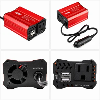 Automobilinis inverteris 150 W, 12 V į 220 V keitiklis, automobilio įtampos keitiklis, mašininis įtampos inverteris 3