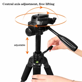 Statīvs telefonam un kamerai, tripods mobilajam tālrunim un fotokamerai, foto statīvs 3