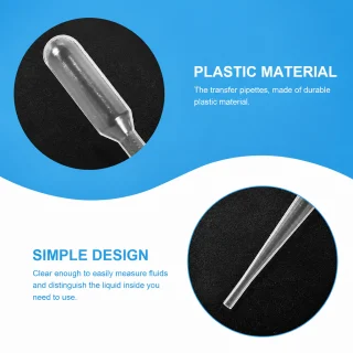 Pipetes 10 ml, 300 mm garas, komplekts 20 gab., laboratorijas pipetes, dozēšanas pipetes 3