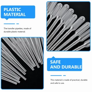 Pipetes 10 ml, 300 mm garas, komplekts 20 gab., laboratorijas pipetes, dozēšanas pipetes 4