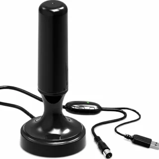 HDTV iekštelpu antena ar savienotāju, TV istabas antena, digitālās televīzijas iekštelpu antena