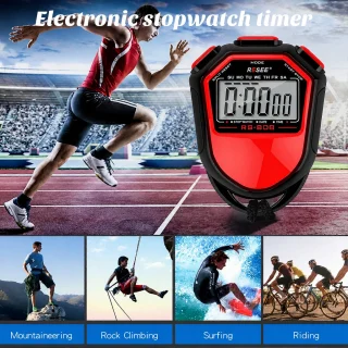 Sporta hronometrs, digitāls treniņu taimeris skriešanai, fitnesam un sporta zālei, digitāls sporta taimeris, treniņu laika mērītājs 5