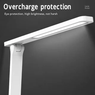 LED galda lampa ar USB uzlādi un iebūvētu lādētāju, LED rakstāmgalda lampa, LED darba galda lampa 4