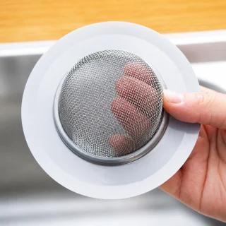Izlietnes sieta aizturis, 54 mm, nerūsējošais tērauds, vannas istabai un virtuvei, izlietnes siets, izlietnes notekas filtrs 3