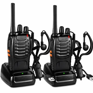 Rācija komplekts, 2 gab., divvirzienu rokas raiduztvērēji, pārnēsājami walkie-talkie, portatīvie divvirzienu radiosakaru aparāti
