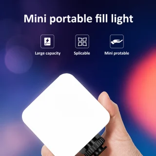 LED klipša lampa telefonam ar kameru, pārnēsājama klipša LED gaisma, piespraužama LED apgaismojuma lampa 2