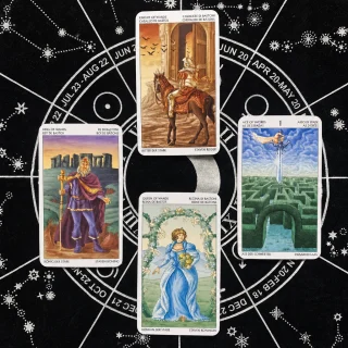 Tarot kārtis “78 durvis”, ūdensizturīgs papīrs, zīlēšanai un pareģošanai, mistisks taro kāršu komplekts, taro kāršu kava 3
