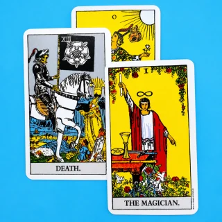 Tarot kāršu kava 78 kārtis, ūdensizturīgs papīrs, zīlēm un pareģošanai, oriģināls 1909. gada Rider Waite Smith stils, tarot kāršu komplekts, zīlēšanas kārtis 2