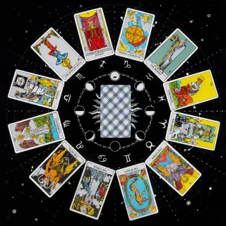 Tarot kāršu kava 78 kārtis, ūdensizturīgs papīrs, zīlēm un pareģošanai, oriģināls 1909. gada Rider Waite Smith stils, tarot kāršu komplekts, zīlēšanas kārtis 3