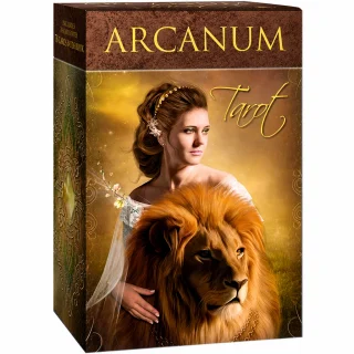 Tarot kārtis Arcanum, ūdensizturīgs taro kāršu komplekts zīlēšanai, pareģošanai un garīgajai vadībai, taro kāršu paka, zīlēšanas kāršu kava