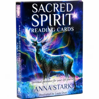 Tarot kārtis garīgajiem lasījumiem “Mystic Oracle”, 44 svēto garu vadības kāršu komplekts, orākula kārtis, garīgās ceļvedības kārtis