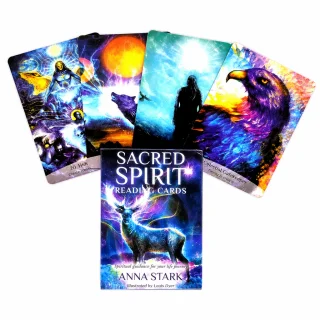 Tarot kārtis garīgajiem lasījumiem “Mystic Oracle”, 44 svēto garu vadības kāršu komplekts, orākula kārtis, garīgās ceļvedības kārtis 2