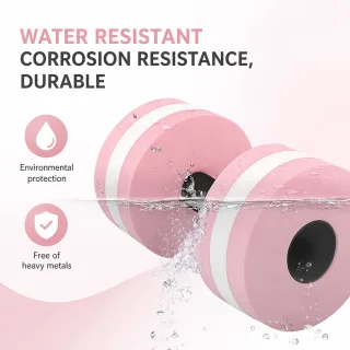 Ūdens aerobikas hanteles no EVA, neizbalējošas, izturīgas, trīsslāņu, termiski laminētas, gludas fitnesa hantelītes, ūdens fitnesa hanteles 4