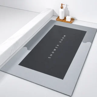 Vannas istabas paklājiņš 50x80 cm, neslīdošs vannas paklājs, vannas istabas grīdas paklājs
