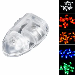 LED gaismiņas baloniem, RGB daudzkrāsainas mini LED lampiņas balonu dekorēšanai, 50 gab., LED balonu lampiņas, balonu LED dekoratīvās gaismiņas 4