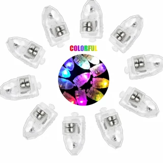 LED gaismiņas baloniem, RGB daudzkrāsainas mini LED lampiņas balonu dekorēšanai, 50 gab., LED balonu lampiņas, balonu LED dekoratīvās gaismiņas 3