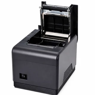 Termo čeku printeris 80mm ar USB pieslēgumu un kases atvilktnes portu, POS čeku printeris, POS biļešu printeris 4