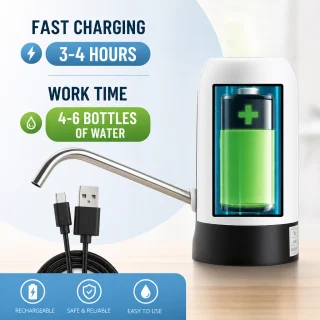 Elektriskais ūdens sūknis, melns, ūdens dozators, elektriskā ūdens pumpis 3