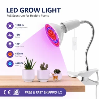 LED augu audzēšanas lampa 20W ar 200 LED, augu kopšanas lampa, fitolampa 2