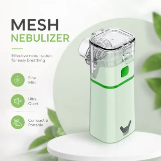 Portatīvais tīkliņnebulizators, medicīniskais inhalators, pārnēsājamais acu tipa smidzinātājs inhalācijām 5