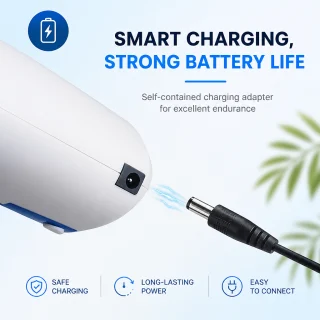Elektriskais roku inhalators-nebulizators, pārnēsājams elektriskais smidzinātāja tipa nebulizators, portatīvs elektriskais inhalācijas aparāts 3