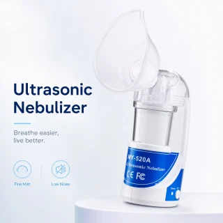 Elektriskais roku inhalators-nebulizators, pārnēsājams elektriskais smidzinātāja tipa nebulizators, portatīvs elektriskais inhalācijas aparāts 5