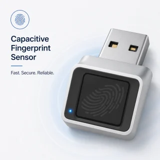 Pirkstu nospiedumu skeneris ar USB savienojumu, pirkstu nospiedumu USB lasītājs, pirkstu nospiedumu ierīce pieteikšanās veikšanai 2