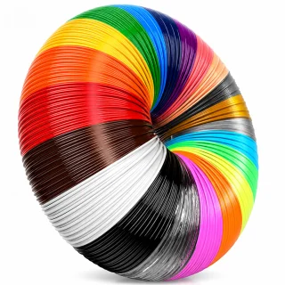 3D pildspalvas PCL plastmasa, 100 m, zemas temperatūras plastmasa 3D pildspalvām, 3D pildspalvas PCL pavediens, PCL materiāls 3D pildspalvai 5