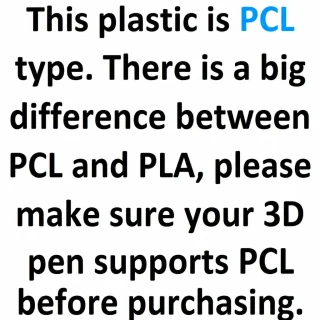 3D pildspalvas PCL plastmasa, 100 m, zemas temperatūras plastmasa 3D pildspalvām, 3D pildspalvas PCL pavediens, PCL materiāls 3D pildspalvai 2