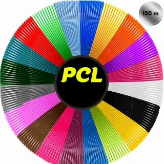 3D pildspalvas pavediens PCL 1,75 mm, 150 m, 3D pildspalvas plastmasas uzpilde, 3D pildspalvas filaments