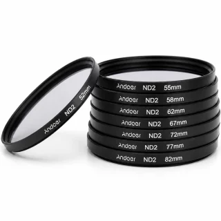 ND2 neitrālais pelēkais filtrs 52 mm, 1 soļa ND filtrs, ND2 gaismas samazināšanas filtrs, 52 mm objektīva ND filtrs