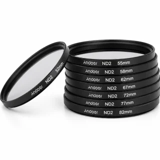ND2 neitrālais blīvuma filtrs 82 mm, 1 soļa ND filtrs, kameras ND2 filtrs, gaismas samazināšanas filtrs