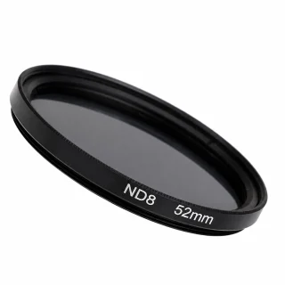 ND8 neitrālais pelēkais kamera objektīva filtrs 49 mm, 3 soļu ND filtrs, neitrālais blīvējuma filtrs, pelēkais aiztums filtra disks 3