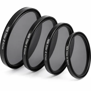 ND8 neitrālais pelēkais filtrs 62 mm, 3 soļu ND gaismas samazinājuma filtrs, neitrālā blīvuma kameras objektīva filtrs