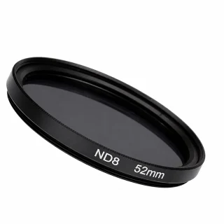 ND8 neitrālais blīvuma filtrs 77 mm, 3 soļu ND filtrs fotokamerai, ND8 objektīva filtrs, 77 mm pelēkais filtrs 3