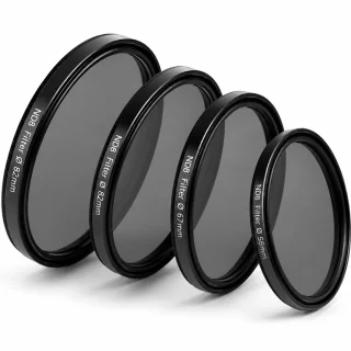 ND8 neitrālais blīvuma filtrs 77 mm, 3 soļu ND filtrs fotokamerai, ND8 objektīva filtrs, 77 mm pelēkais filtrs