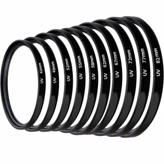 77mm UV filtrs kamerai, ultravioleto staru objektīva filtrs, objektīva aizsargfiltrs, kameras objektīva aizsargstikls