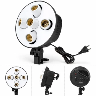 Softboksa apgaismojuma komplekts 235 cm, ar statīvu, 4 spuldzes 45W 5500K, studijas softbokss, fotostudijas apgaismojuma softbokss 5