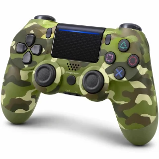 Bezvadu spēļu pults PlayStation, ar skārienpaneli, Bluetooth, maskēšanās krāsas, bezvadu kontrolieris, spēļu kontrolieris 1