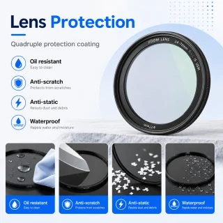58mm UV filtrs kameru objektīvam, ultravioleto staru lēcas filtrs, objektīva aizsargfiltrs 5